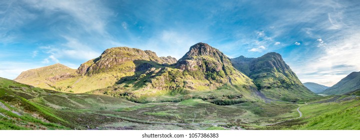 The amazing landscape of Glencoe with it's three sisters - Scotland - United Kingdom