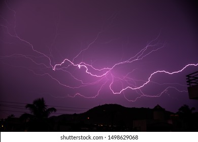 Amazing lightining In the night, Long Shutter, Sky photography.