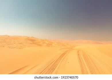 The amazing Liwa Desert in the United Arab Emirates. 