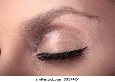 Glossy Glowing Eye Makeup Stock Photo (Edit Now) 431416966