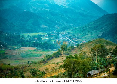 Amazing mountain landscape at Ha Giang province. Ha Giang is a northernmost province in Vietnam.