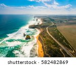 Amazing Nature of Twelve Apostles by the Great Ocean Road in Australia.
