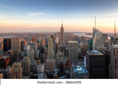 Amazing New York City Skyline - NYC - USA - Shutterstock ID 188661905