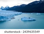 amazing perito moreno glasier in southern ice field in patagonia south america argentina and chile