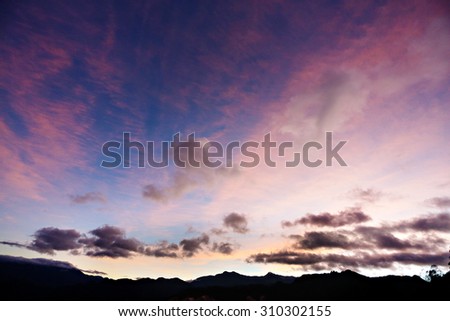 Similar – Sunrise in the sea for background.