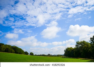 Amazing Sky In Alexandra Park In London, UK