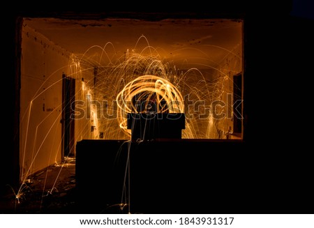 Similar – Image, Stock Photo red light district Red