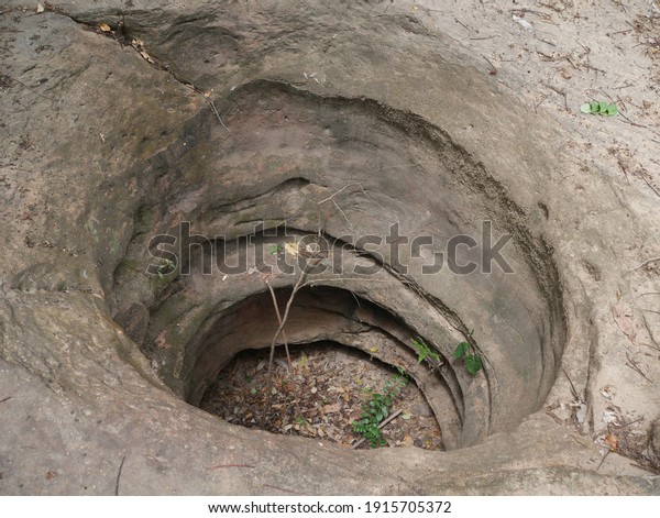 Amazing stone hole the hole is like a pot is a\
natural hole. The hole is the largest group in Thailand. There are\
no less than 16 holes with many sizes ranging from 40 -300 cm wide\
mouth - 10 m. deep