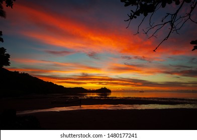 Amazing Sunrise At Kadavu Island In Fiji
