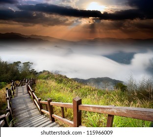 Amazing sunrise and mountain - Powered by Shutterstock