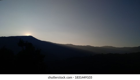 Amazing Sunset From Two Kilometer West From Bhojpur District Province No. 1 Nepal. This Photo Is Taken On 10 October 2020 Saturday At 16:56 PM With F/1.9 1/15850 ISO108 Lens 3.94mm....