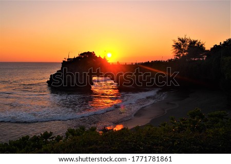 Amazing Sunset in Uluwatu, Bali, Indonesia