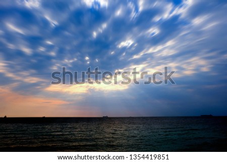 Similar – Image, Stock Photo Cape of Light France Ocean