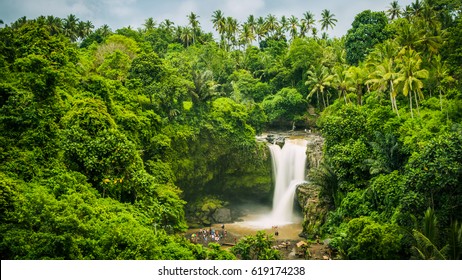 Amazing Tegenungan Waterfall near Ubud in Bali, Indonesia - Powered by Shutterstock