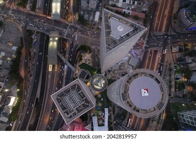 Amazing Top View Of Azrieli Center.