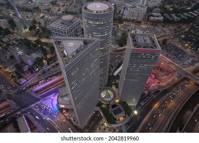 Amazing Top View Of Azrieli Center.