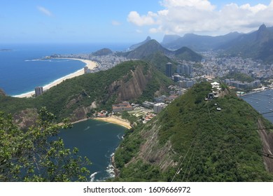 Amazing View From Above Sugarloaf Mountain To Rio De Janeiro 