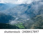 Amazing view of Bourg Saint-Maurice, France