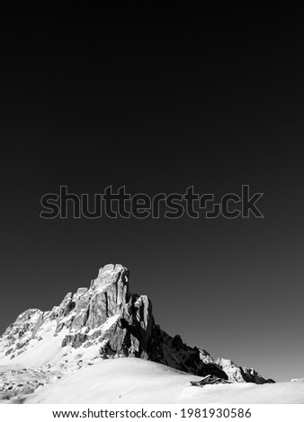 Similar – Säntis at Dawn Berg Säntis