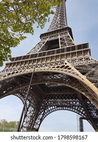 
Amazing view of Eiffel Tower seen from below and very close