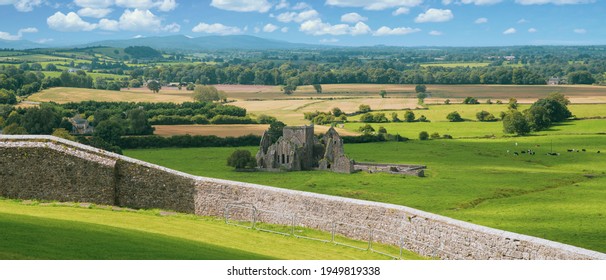 Amazing view Irish landmark Rock of Cashel Hore Abbey Ireland summer day - Shutterstock ID 1949819338