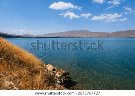 Amazing view of Lake Sevan, Armenia