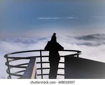 Amazing view over the cloud's