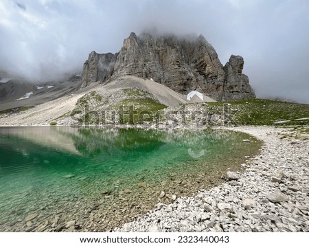 Similar – Image, Stock Photo Mountain scene Dolomites