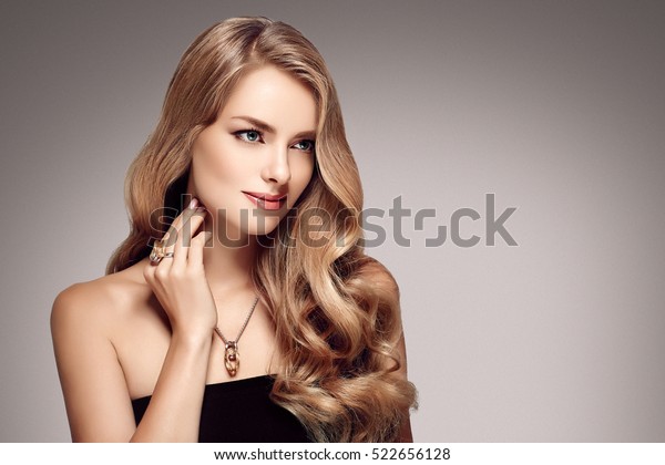 Amazing Woman Portrait Beautiful Girl Long Stock Photo Edit Now