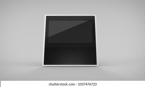 Amazon Echo Show -white -total -front -centered