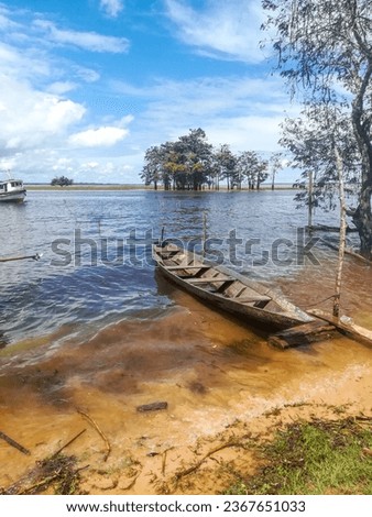 The Amazon rainforest, Brazil, Tribe by Amazon river,