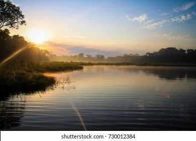 Amazon River In Puerto Maldonado Peru