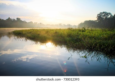 Amazon River In Puerto Maldonado Peru