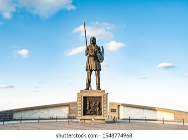 Amazon Women, Samsun / Turkey - October 2019: Amazon Women Statue Is The Most Popular Statue And Touristic Place In Samsun, Turkey. 