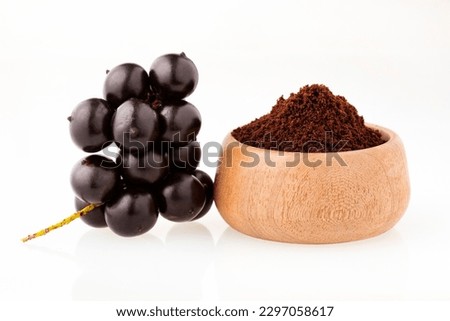 Amazonian acai berries and powder - Euterpe oleracea
