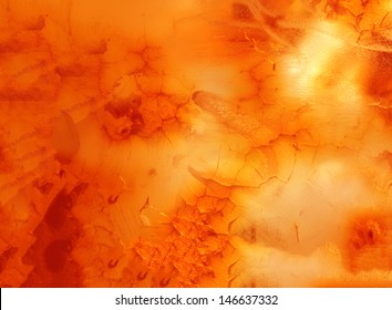 Amber Background Or Texture