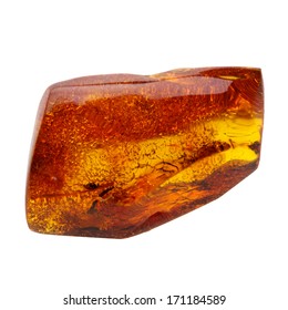 Amber Isolated On White