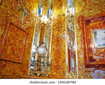 Amber Room Mar 4 2019, The Amber Room Located In Catherine Palace In St Petersburg.The Beautiful Halls And The Lavish Décor, But Also To Marvel At A Whole Room Decorated From Top To Bottom With Amber.