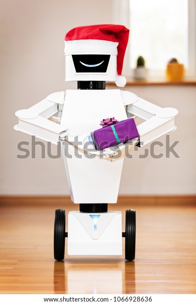 Ambient Assisted Living Aal Robot Red Stock Photo Edit Now