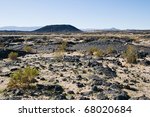 Amboy Crater, an extinct volcano near Amboy, California