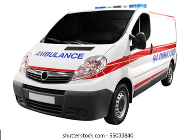 Ambulance Car Isolated