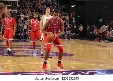 Ameer Bennett For Forward For The Delaware State University Hornets At GCU Arena In Phoenix, Arizona/USA November 12,2018.