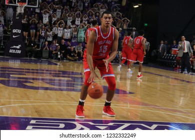 Ameer Bennett For Forward For The Delaware State University Hornets At GCU Arena In Phoenix, Arizona/USA November 12,2018.