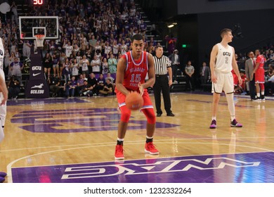 Ameer Bennett For Forward For The Delaware State University Hornets At GCU Arena In Phoenix, Arizona/USA November 12,2018.