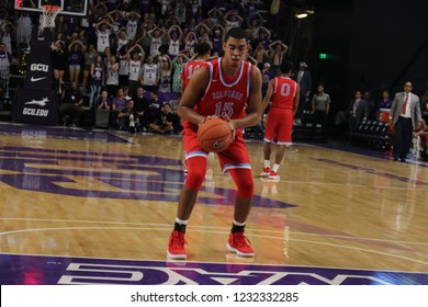 Ameer Bennett For Forward For The Delaware State University Hornets At GCU Arena In Phoenix, Arizona/USA November 12,2018.