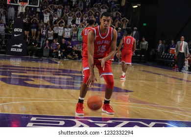 Ameer Bennett For Forward For The Delaware State University Hornets At GCU Arena In Phoenix, Arizona/USA November 12,2018.