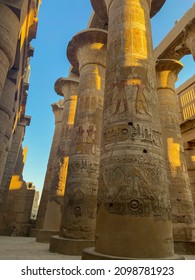 Amenhotep III Colonnade At Luxor Temples