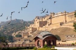 An Amer Palace And Fort Amer India