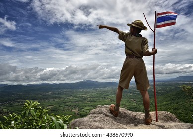 America Boy Scouts Young.
