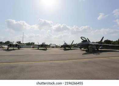 American Built Fighter Jet F 35 And F22 5th Gen Aircraft Was At Displayed Singapore Airshow 2018. These Aircraft Are One Of The Popular Aircraft Exclusive Used For US Air Force. 